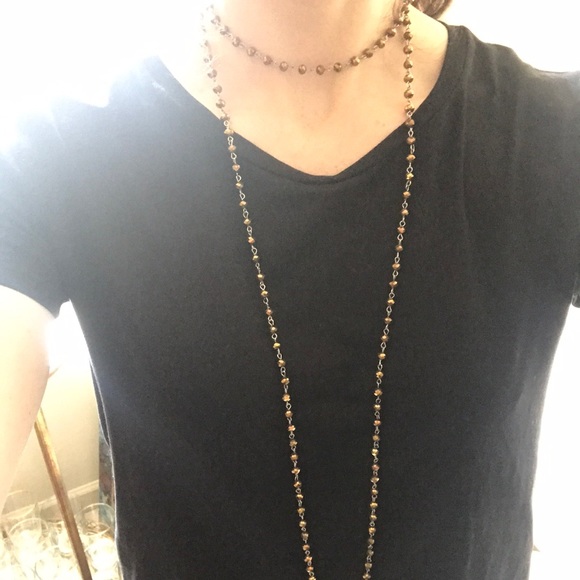 New Versatile golden brown necklace. - Picture 11 of 16